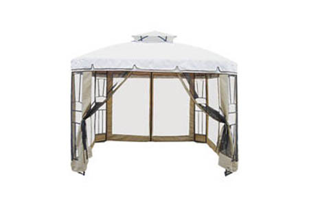 TP-032 Double Roof Metal Gazebo Canopy
