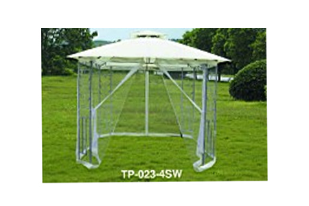 TP-028-4SW Single Roof Metal Gazebo Canopy